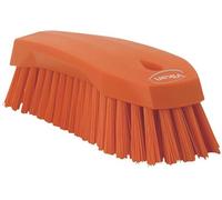 Vikan 38907 Brush,Scrub,Stiff,8",PP/PBT,Orange