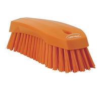 Vikan 38907 Brush,Scrub,Stiff,8",PP/PBT,Orange