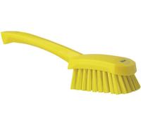 CHURN BRUSH WITH SHORT HANDLE 270mm HARD YELLOW