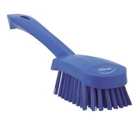 Vikan 41928 Stiff Scrubbing Brush Purple 270mm Short Handle Cleaning Tool