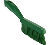 Vikan 41952 Slim, Stiff Bristles, Washing/Sweeping, Hand Brush, Fabric, Upholstery, Carpet, 300mm (Green)