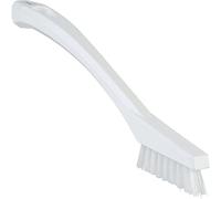 Vikan 44015 Very Hard Detail Brush, White, 205mm Length, 20mm Width, 40mm Height