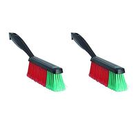 Vikan 450052 Hard Interior Brush, Black, 330 mm Length, 35 mm Width, 90 mm Height (Pack of 2)