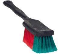 Vikan 522252 Vehicle Brush with Long Handle, Soft/Split, Black, 420 mm Length,