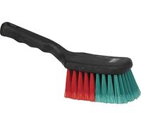 Vikan 522752 Vehicle Brush with Short Handle, Soft/Split, Black, 275mm Length, 95mm Width, 115mm