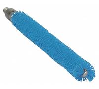 Vikan 53543 Tube Brush,for Flexible Handle,.5",PP/PBT,Blue