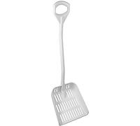 Vikan 56045 White Polypropylene Sieve Hygienic Shovel, 38.5" Blade