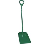 Vikan 56112 Green Polypropylene Ergonomic Hygienic Shovel, 39" Blade