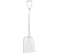 Vikan 56255 Seamless Hygienic Shovel, Food-Safe, Commercial Grade Kitchen and Gardening Accessories, White, 1040mm Length, 271mm Width, 120mm Height, 350 x 380 x 90 mm