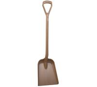 Vikan 562566 Shovel with D-Grip, 1040mm, Brown