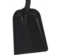 Vikan 56259 D-Grip Shovel - 1040 mm Durable Polypropylene Cleaning Shovel, Black