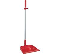 Vikan 56624 Upright Lobby Dustpan, Red
