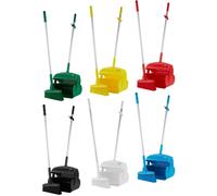 Vikan 5665n Dustpan Set Closable with Broom 350mm Medium Cleaning Tool
