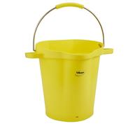Vikan 56926 Pail,5 gal,PP/SS,Yellow