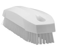 Vikan 64405 Hard Hand Brush S/Nailbrush, White, 130mm Length, 50mm Width, 40mm Height