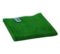 Vikan 691132 Basic Microfiber Cloth, Green, 320 mm Length, 320 mm Width, 3 mm Height, Pack of 5