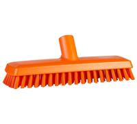 Vikan 70417 Deck Scrub, waterfed, 270 mm, Very hard, Orange