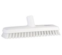Vikan 70435 Deck Scrub,Medium,11",PP/PBT,White