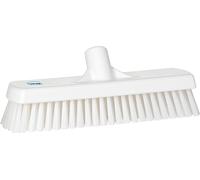 Vikan 70605 Deck Scrub, 11-3/4" Polyester Bristle, White