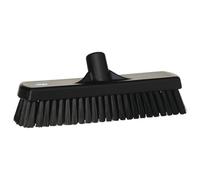 Vikan 70609 Deck Scrub, 11-3/4" Polyester Bristle, Black