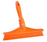 Vikan 71257 Ultra Hygiene Table Squeegee w/ Mini Handle, 245mm, Orange, Small