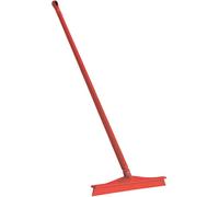 Vikan 71604/29604 Red 24" Polypropylene Floor Squeegee with handle