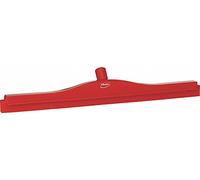 Vikan 77144 Squeegee,Ultra Hygiene,Dbl Blade,24",PP/RB,RD, Red