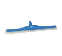 Vikan 77643 Foam Rubber Polypropylene Frame Fixed Head Swivel Neck Squeegee, 24", Blue