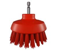 Vikan 8700 HyDrive Round Brush Ø90mm Very Hard Drill Cleaning Food Grade (Red)