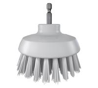Vikan 8700 HyDrive Round Brush Ø90mm Very Hard Drill Cleaning Food Grade (White)