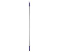 Vikan Aluminum Handle, Ø25 mm, 1260 mm, Purple