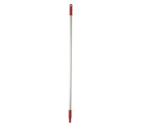 Vikan Aluminum Handle, Ø25 mm, 1260 mm, Red
