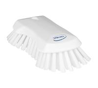 Vikan Brush, Polypropylene Polyester Stainless Steel, White, XL