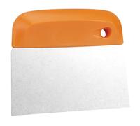 Vikan Dough Cutter/Scraper, Stainless Steel Blade, Flexible, 146 mm (Orange)