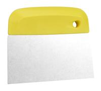 Vikan Dough Cutter/Scraper, Stainless Steel Blade, Flexible, 146 mm (Yellow)