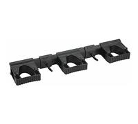 Hygienic Hi-Flex Wall Bracket System, Black