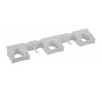 Hygienic Hi-Flex Wall Bracket System, White