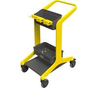 Vikan HyGo Mobile Cleaning Station Model 57006 Janitor Cart with Shadow-Board, 780 mm, Yellow
