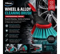 Vikan Interior Detailing Brush 524652 Ultra Soft Dashboard Vent Trim Cleaner