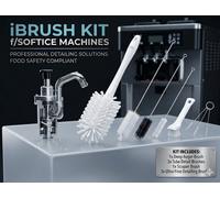 Vikan Soft Ice Machine Cleaning Brush Kit White Professional Hygiene Set