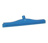 Vikan Squeegee,Ultra Hygiene,Dbl Blade,20",PP/RB,BL, 7713, Blue