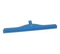 Vikan Squeegee,Ultra Hygiene,Dbl Blade,24",PP/RB,BL, 7714, Blue