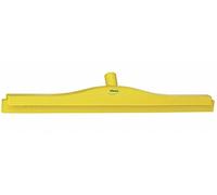 Vikan Squeegee,Ultra Hygiene,Dbl Blade,24",PP/RB,YL, 7714, Yellow