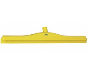 Vikan Squeegee,Ultra Hygiene,Dbl Blade,24",PP/RB,YL, 7714, Yellow