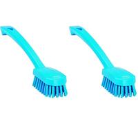 Vikan Utility Brush, 260 mm, Medium, Blue (Pack of 2)