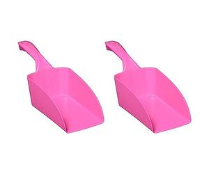 VikanHand Scoop, 1 Litre, Pink (Pack of 2)