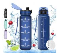 Vikaster Sports Water Bottle, 500 ml BPA-Free Drinking Bottle, Bicycle Water Bottle, Leak-Proof, Suitable for Carbonated Drinks, Sports Water Bottle for Bike, Fitness, School, Children, Outdoor