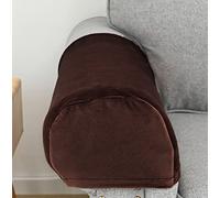 VIKAUL 2Pcs Couch Arm Covers Non Slip Armchair Covers for Sofa Recliners Stretch Arm Rest Covers Furniture Protector Slipcover Washable Chair Arm Caps (Coffee)