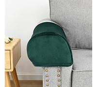 VIKAUL 2Pcs Couch Arm Covers Non Slip Armchair Covers for Sofa Recliners Stretch Arm Rest Covers Furniture Protector Slipcover Washable Chair Arm Caps (Dark Green)
