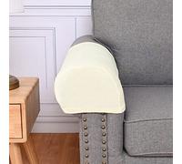 VIKAUL 4Pcs Couch Arm Covers Non Slip Armchair Covers for Sofa Recliners Stretch Arm Rest Covers Furniture Protector Slipcover Washable Chair Arm Caps (Off-White)